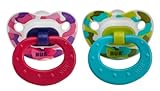 NUK Silicone Orthodontic Pacifier Camo 2 Pack, Pink/Green, Size 2