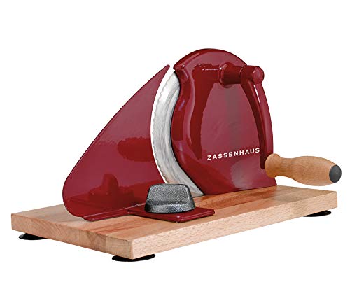 Zassenhaus Classic Bread Slicer, Manual, Red - Thumbnail 4