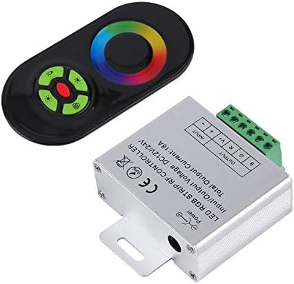 ouying1418 RF Touch Panel Wireless Remote Controller For RGB Led Strip Light DC 12V/24V