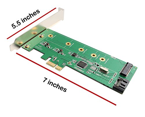 IO Crest SI-PEX50065 M.2 NGFF SSD Card Black