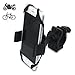 Bike Phone Holder Cellphone Mount - Motorcycle Bicyle Handlebars Adjustable Fits iPhone 6s, 6s Plus, iPhone 7, 7 Plus, Galaxy S7, S6, S5, GPS Device Holds Phones Up to 3.5