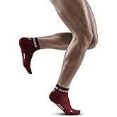 The Run Low Cut Socks 4.0, Dark Red, Men, V