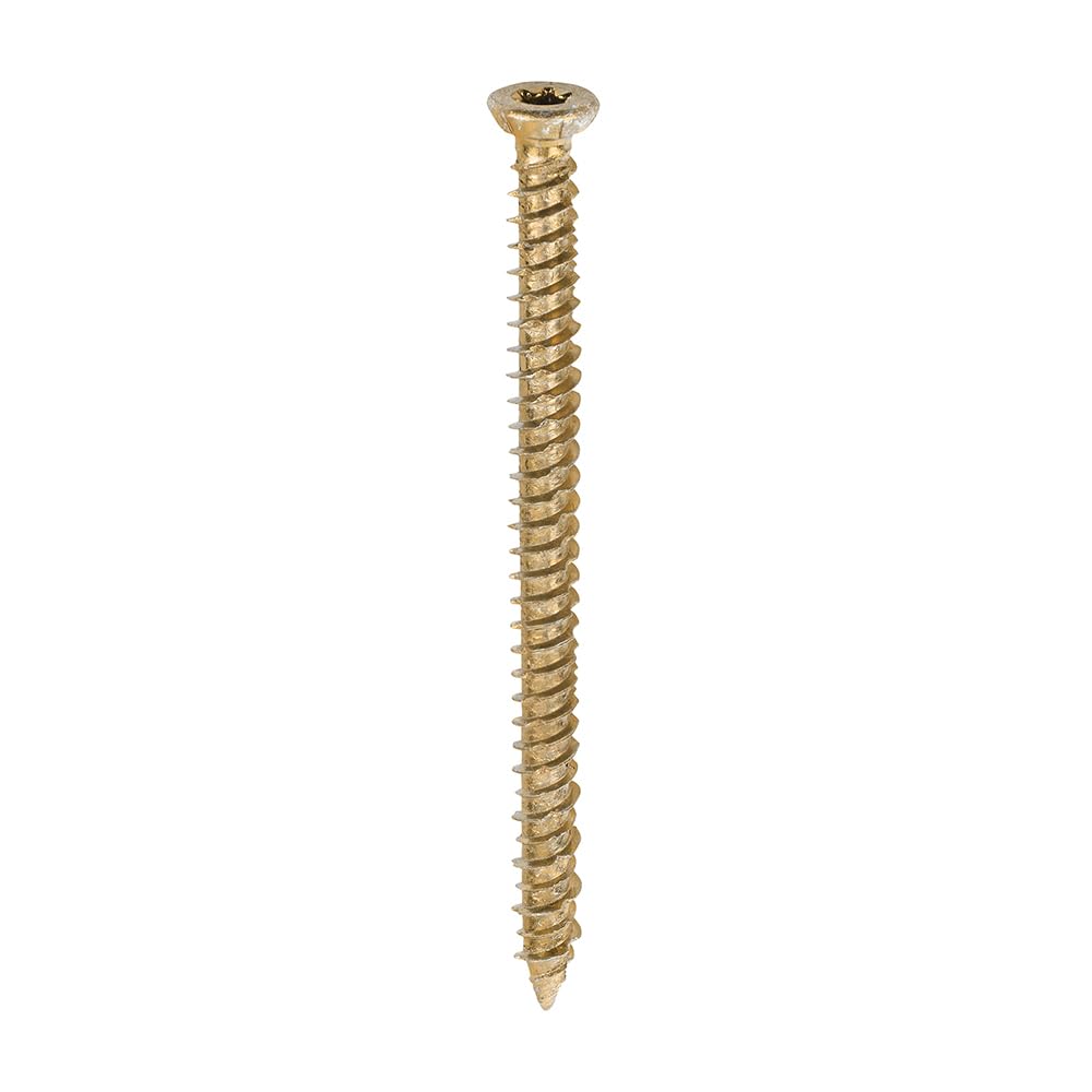 TIMCO ZYP Multi-Fix Concrete Screw - 7.5 x 100 - Yellow - Box of 100 — image 1