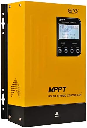60A MPPT Solar Charge Controller DC 12V24V48V Auto Battery Regulator PV 150V Input MPPT Charge Controller for Lithium, Sealed, Gel, and Flooded Batteries