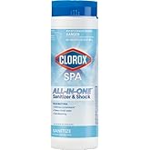 Clorox® Pool&Spa™ Spa Water All-in-One Sanitizer & Shock, Destroys Contaminants, Clears Cloudy Water, 2LB (Pack of 1)