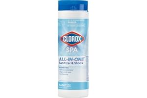 CLOROX POOL & SPA Clorox® Pool&Spa™ Spa Water All-in-One Sanitizer & Shock, Destroys Contaminants, Clears Cloudy Water, 2LB (Pack of 1)