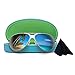 Best Deal on Sunglasses / Eyeglasses Case | 100% Money Back Guarantee | Many Colors | Medium Large | for Men & Women | Metal | Hard | Clam-shell |