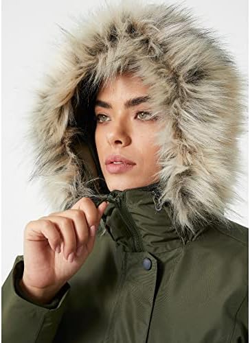 Femmes W Senja Parka, Vert, S