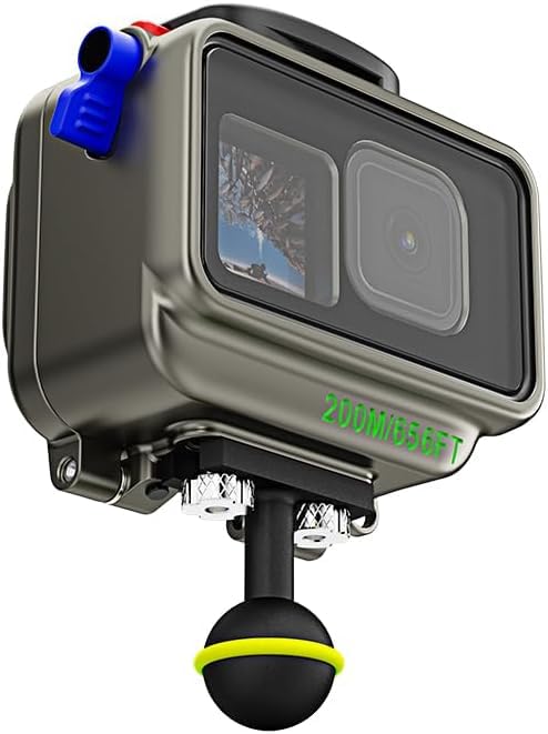 Photo 1 of Seafrogs Aluminum Alloy Waterproof Action Camera Housing for GoPro Hero 13/12/11/10/9 Housing Case Underwater Waterproof Case Shockproof & Pressure-Resistant (Water Depth 200M / 656FT)