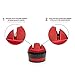 Kitchen Knife Sharpener - Sharpen Dull Knives Quickly With 2 Stage Blade Sharpening, Long Lasting Tough Tungsten Carbide Steel. (Red)