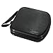 Foxnovo Portable Clear Plastic 40 Cd DVD VCD Disc Holder Storage Box Bag Wallet Case Protector Organizer (Black)