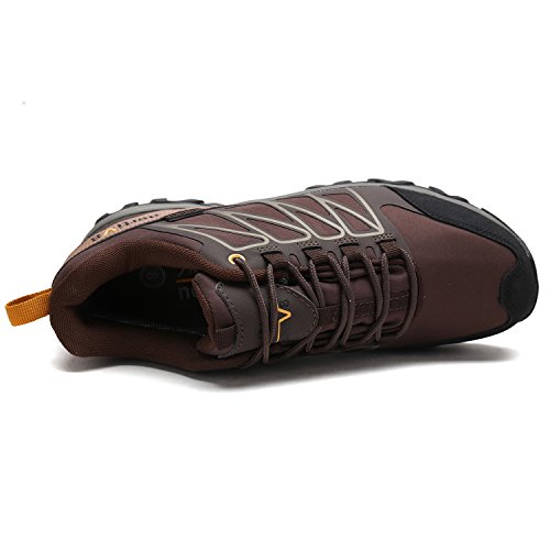 image for DREAM PAIRS Men's Nortiv8 160489-M Brown Black Tan Insulated Waterproo