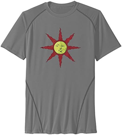 Mens Lightweight Running T Shirts Dark Souls Solaire