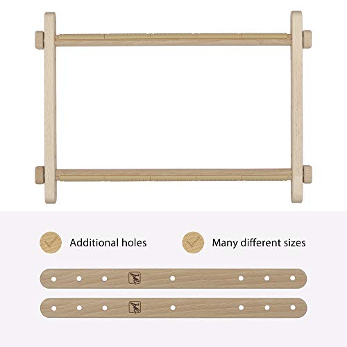 Arabeska Cross Stitch Scroll Frame Set with Plastic Clamps from Beech