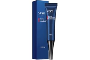 Krixis VEZE 15G Eye Gel for Men Cool Tender Sodium Hyaluronate Eye Cream Fine Lines Improve Dark Circles Remove Puffiness for