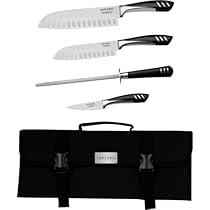 Deglon Meeting Knife Set Top Chef by Master Cutlery 5-Piece Chef Basic Knife Set with Nylon Carrying Case