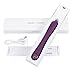 EMISH Wireless Electric Wand Massager Rechargeable Handheld Personal Vibrator Magic Cordless Therapy Silicone Waterproof 10 Modes Vibrator Wand Massager for Muscle Aches & Sports Recovery (Purple)