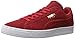 PUMA Men's Suede Classic Debossed q3 Fashion Sneaker, Barbados Cherry, 10.5 M US