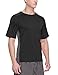 Baleaf Men's Short Sleeve Sun Protection Rashguard Swim Shirt Black Size XL