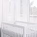QuickZip Crib Sheet Set - Faster, Safer, Easier Baby Crib Sheets - Includes 1 Wraparound Base & 1 Zip-On Crib Sheet - White 100% Cotton - Fits All Standard Crib Mattresses