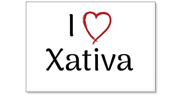Mundus Souvenirs - Amo Xativa, Imán para Nevera (diseño 1 ...