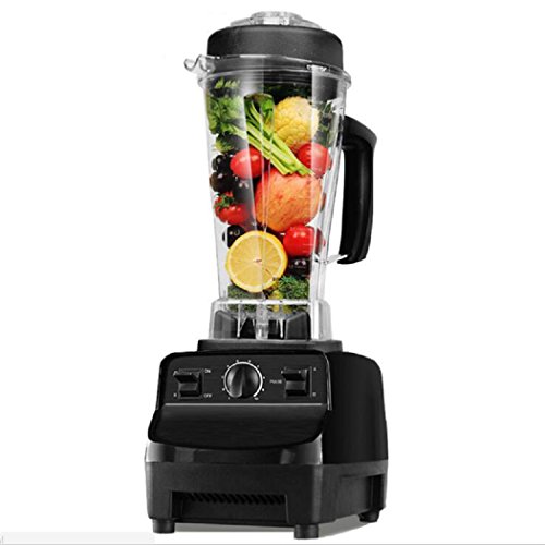ixaer Professional Commercial Blender, 2200W High Speed Electric Mixer Nutrition Food Processors 110V