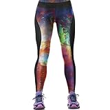 TINYUNICORN Womens Girls Printed Seamless Colorful Fashion Leggings