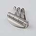 Moldiy Swivel Towel Hook Heavy Duty Folding Coat Hook Three Clothes Hanger for Bathroom Kitchen Garage Wall Mount,Brushed Nickel