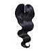 Lace Closure Three Part Body Wave Human Hair Closure Brazilian Virgin Hair Unprocessed Human Hair Top Closure (12 inch, Body)