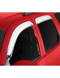 Auto Ventshade 684953 deflectores de ventanas, cromados, 4 unidades