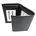Dangerous Threads Mens Black Leather Wallet Lambskin Flip Trifold 732