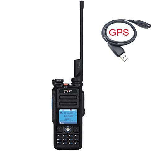 TYT MD-2017 Dual Band VHF/UHF DMR Handheld GPS Two Way Radio IP67 Waterproof 5W Ham Radio TDMA Tier I/II