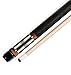 Iszy Billiards 58-Inch Hardwood Canadian Maple Pool Cue Billiard Stick with Irish Wrap (2-Piece), Brown/Black, 20-Ounce