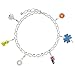 LES POULETTES JEWELS - Sterling Silver Charms Bracelet - Classics - Size 8.5 Inch