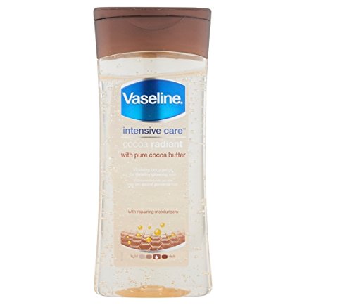 Vaseline Body Gel Oil, Cocoa Radiant 6.8 oz (Pack of 3)