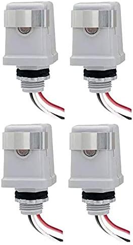 Intermatic K4121C 120-Volt Stem Mount Thermal Photocontrol ((4.Units))
