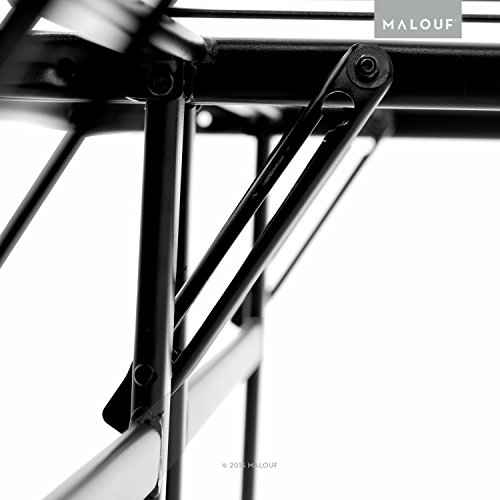 STRUCTURES HIGHRISE HD Folding Metal Bed Frame - 14 Inch High Bi-Fold...