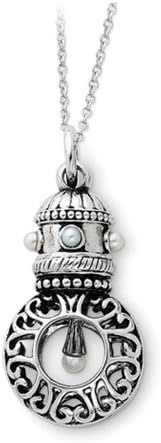 FW Cultured Pearls of Wisdom 18-Inch Necklace in Sterling Silver