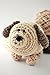Pudgy Rabbit Beginner Crochet Kit Made in USA - Complete Craft Kit with Viedo Tutorials - Learn to Crochet - DIY Craft Kit (Tan Dog)