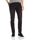 Obey Men's Juvee Denim II, Faded Black, 34