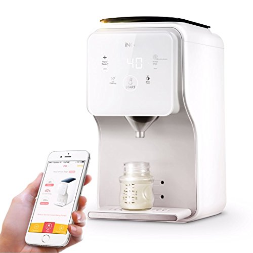 iNG Smart Baby Formula Mixer and Dispenser : One Step Temperature Control Formula Milk Maker Machine for iOS Andriod Wi-Fi APP Control (BPA-Free Material and UL, FCC, CE, FDA Approved)