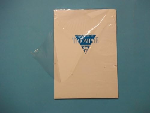 Clairefontaine Ref 6/120 Triomphe Correspondence Unruled 148 x 210 Velin Blanc / White 90g Uni / Plain
