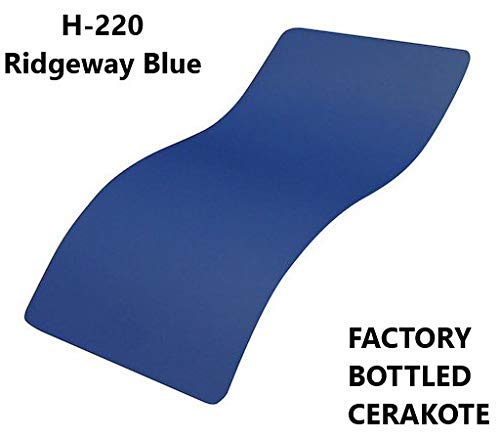 Cerakote High-Temp Baked Firearm Coating Factory Packaged 4 oz Bottle (H-220: Ridgeway Blue)