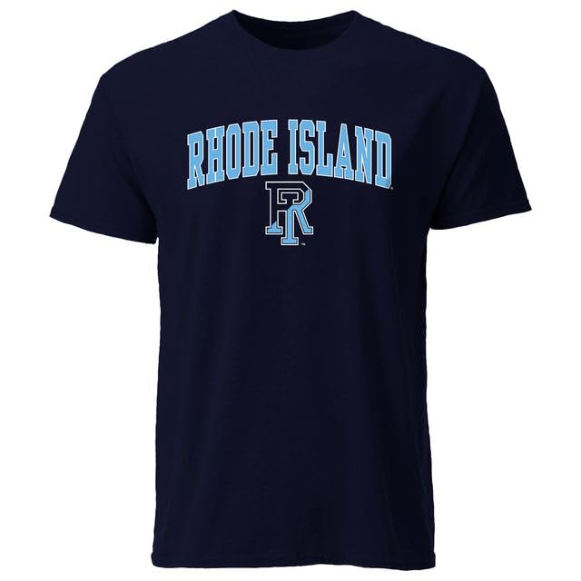 Barnesmith University of Rhode Island URI Rams Short-Sleeve T-Shirt, Spirit, Navy, Medium Image