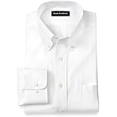 Paul Fredrick Men's Tailored Fit Cotton Non-Iron Pinpoint Cotton Dress Shirt