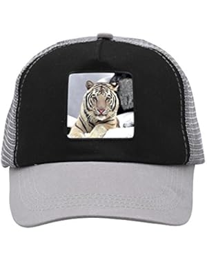 Unisex Snow Tiger Adjustable Classic Hiphop Hat Baseball Cap Snapback Dad Hat