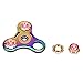 Maibtkey Fidget Spinner Stress Reducer Tri Prime Alloy Hand Spinner Fidget Toy Rainbow Metal Fidgeting Spinners 2017 Perfect for EDC ADHD Anxiety and Men Women Boys Girls Kids
