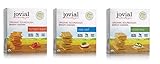 Jovial Sourdough Einkorn Crackers Variety 4.5 Oz ( 3 Flavors, 1 Each Tomato Basil, Rosemary, Sea Salt)