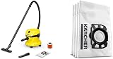 Kärcher WD 2 Plus Wet & Dry Vacuum Cleaner Bundle 12 L 1000 W Carro Filtration