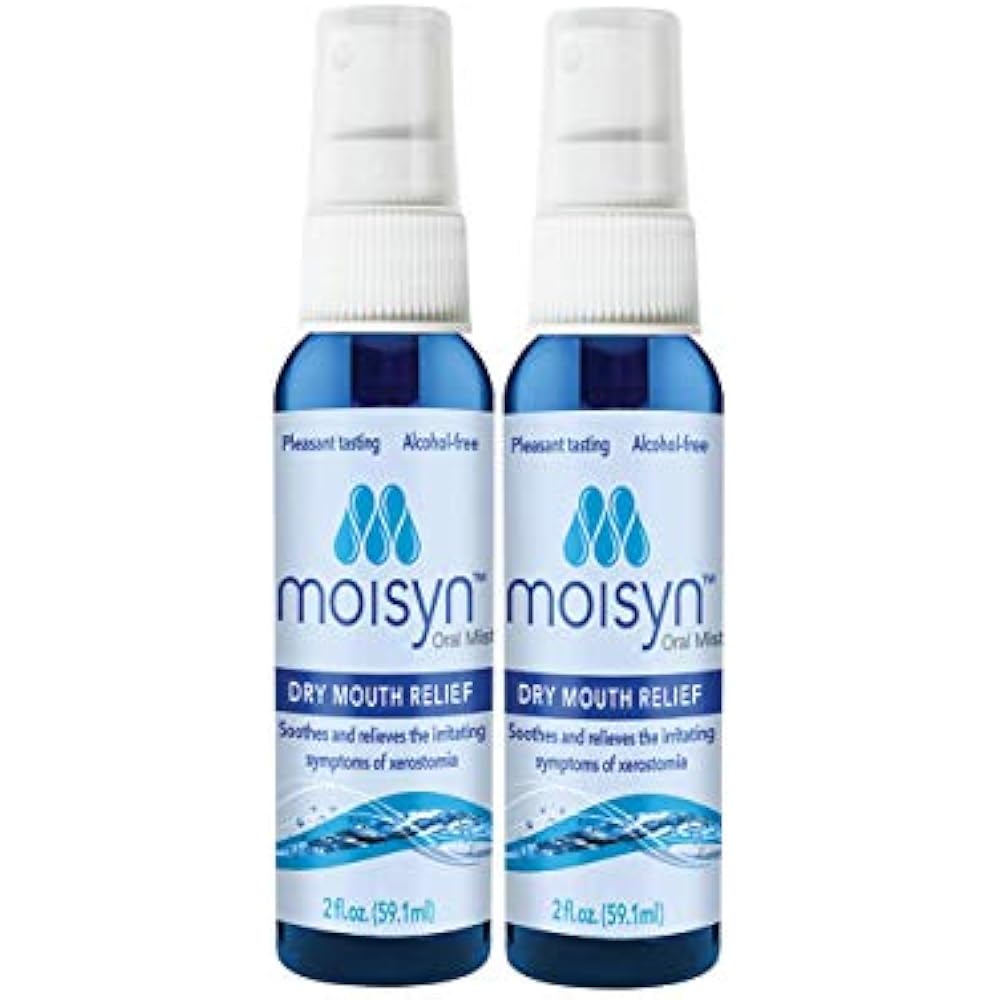 MOISYN Advanced Dry Mouth Relief Oral Spray (2 Oz, Pack) Moisturize
